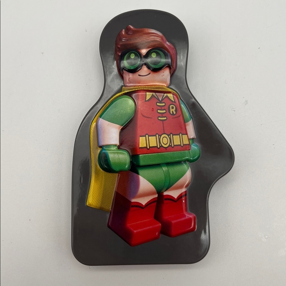 McDonald's Happy Meal DC Comics Lego Batman Movie Tin Robin & Catwoman 2017 - Picture 2 of 7